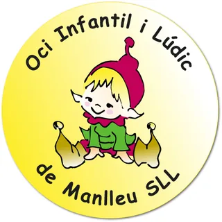 El follet del logotip d'Oci Infantil i Lúdic de Manlleu